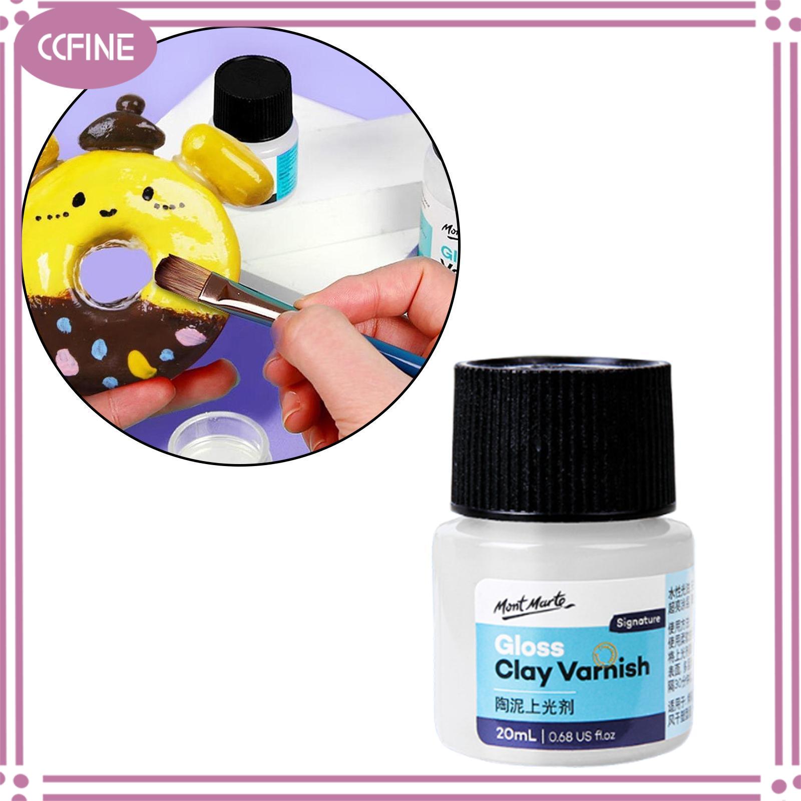 CCfine Đa Năng Bóng Dầu Đất Sét Bóng Sáng Nguồn Cung Cấp bảo vệ màu Sealant Tự Làm Nghệ Thuật Làm Gốm Xách Tay Dầu Sáng