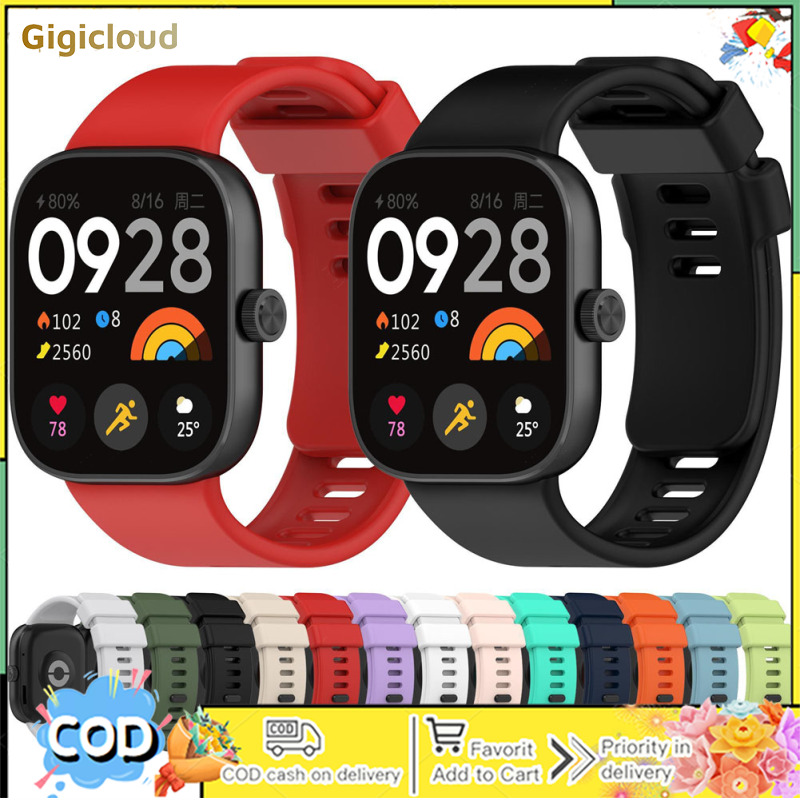 Watch Replacement Band Silicone Wrist Band Strap With Fixed Buckle Watch Strap Compatible For Watch 4/8 Pro Smartwatches ราคา 37 บาท*ส่งฟรี