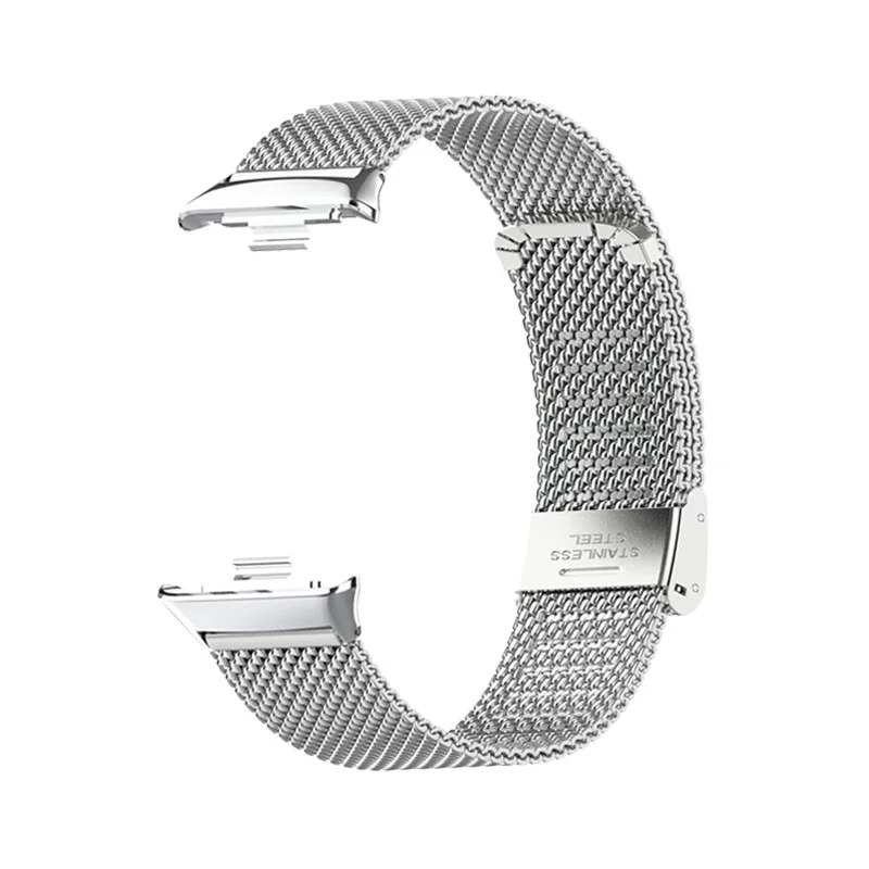 Dây đeo kim loại cho dây đeo Xiaomi Mi Band 9 Pro Vòng đeo đồng hồ thay thế bằng thép không gỉ cho d
