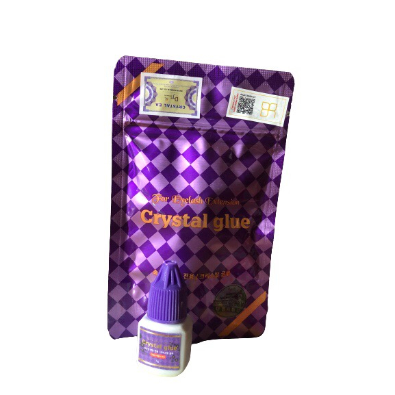 Keo nối mi crytal glue chính hãng _keo tím - dụng cụ nối mi_mr Tuấn
