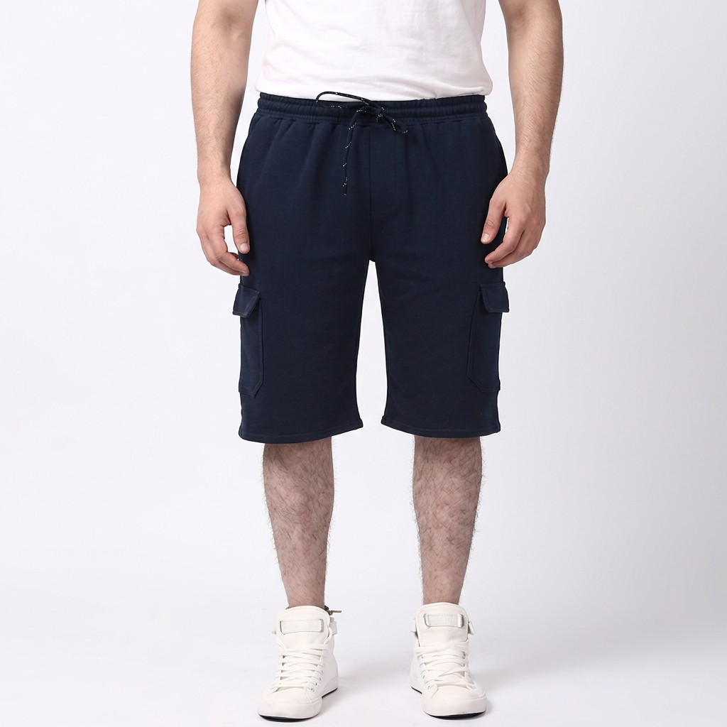 Bindas Collection 1 PC Summer Cargo Pocket Plain Short For Men