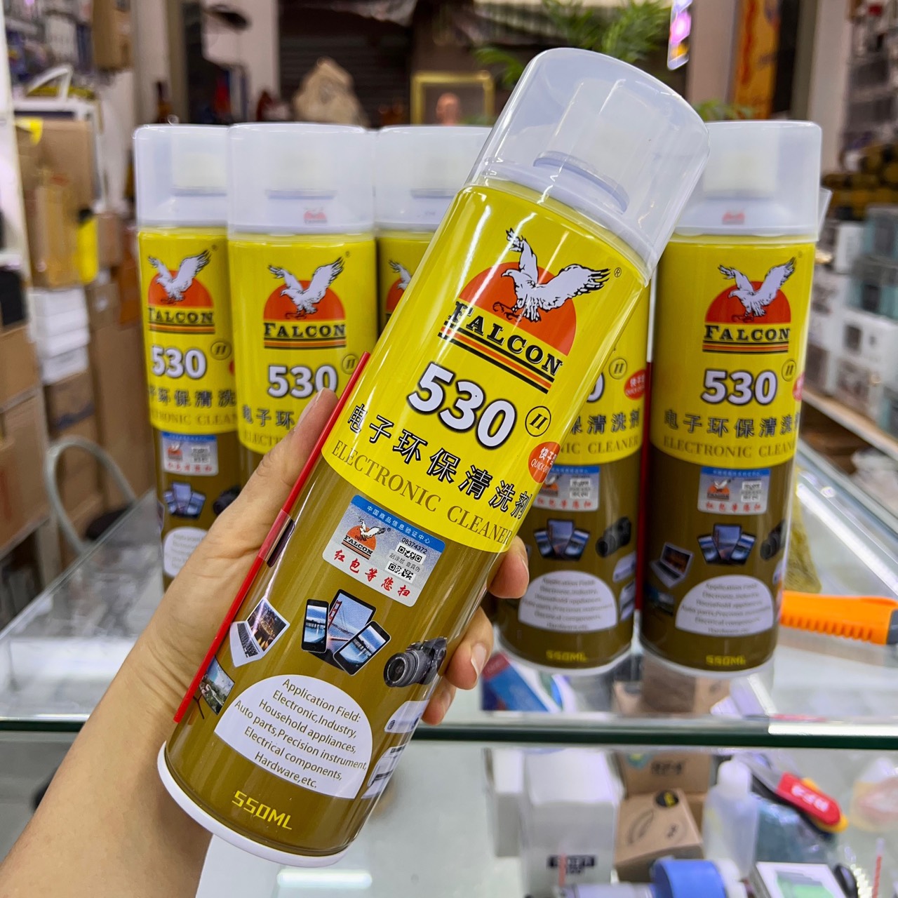 Nước rửa Falcon 530 Ver 2 - vệ sinh màn hình - main bo - mach điện đa năng
