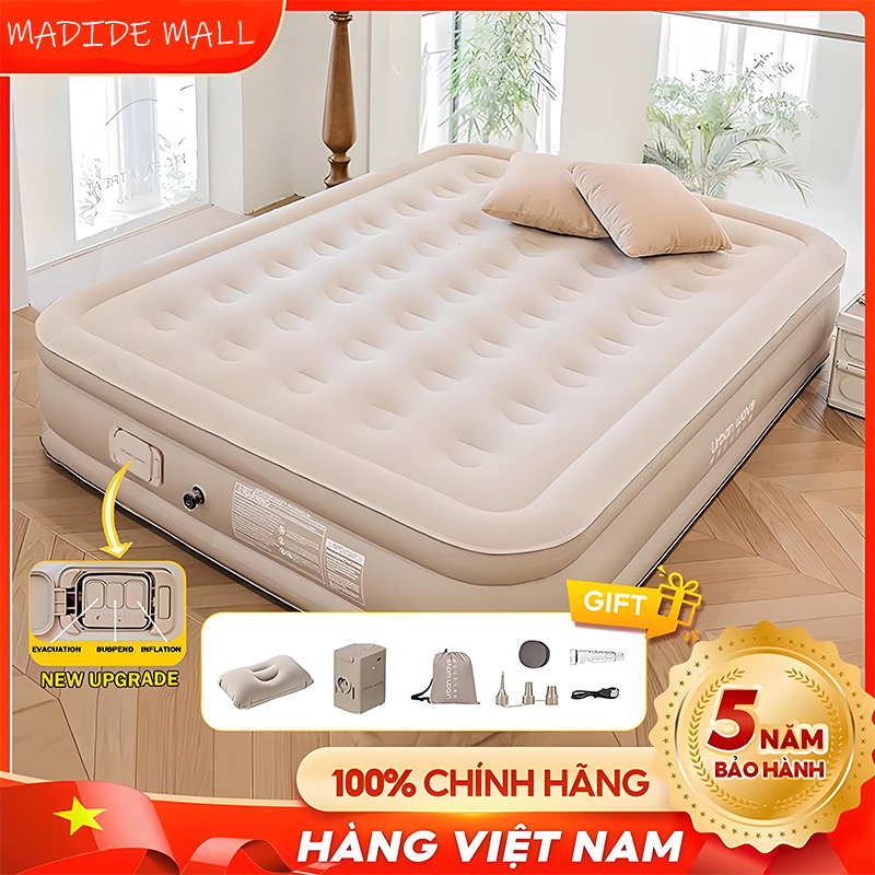 Bơm Hơi Tự Động Đệm Hơi Dã Ngoại Đệm Tự Bơm Hơi 3cm Nệm cơ chế tự bơm hơi phù hợp du lịch dã ngoại Đệm Cắm Trại