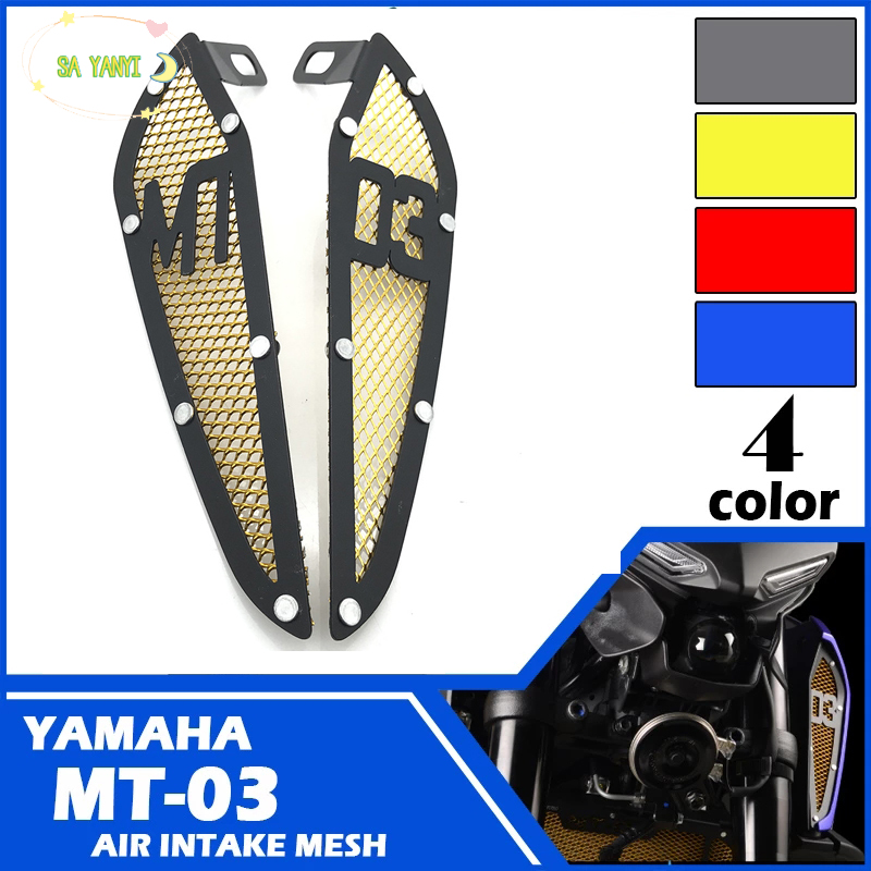 Bình xăng xe máy ống hút khí lưới đầu vào trang trí bảo vệ bìa cho Yamaha MT03