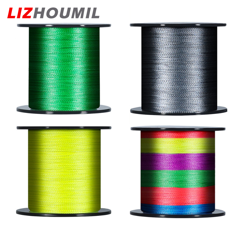 LIZHOUMIL Braided Fishing Line, 4 Strands Super Strong Tackle Braided Fishing Line, Colored Fishing Line Braid Extra Visibility, For Outdoor Freshwater Saltwater Fishing 300M ราคา 129 บาท*ส่งฟรี