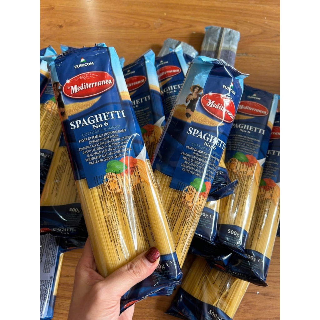 Mỳ Spaghetti La Mediterraneasợi số 6 gói 500g date 2028