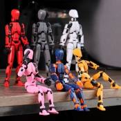 Lucky13 Multi-Jointed 3D Printed Action Figure for Kids