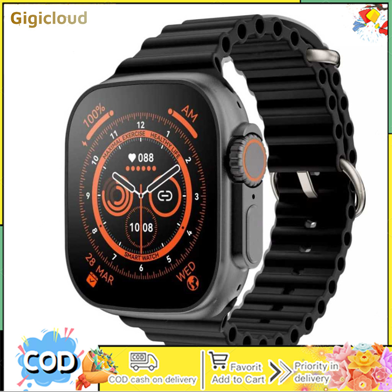 Watch 9 Ultra Smart Watch Heart Rate Blood Oxygen Sleeping Monitoring Smartwatch 2.19 Inch Fitness Tracker NFC Function ราคา 227 บาท*ส่งฟรี
