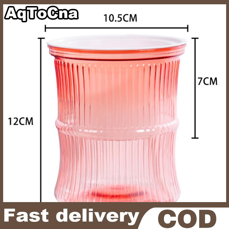 AqToCna Lazy Hydroponic Flower Pot Automatic Water-Absorbing Flowerpot Transparent Double Layer Plastic Self Watering Planter Office ราคา 50 บาท*ส่งฟรี