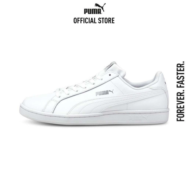 ภาพหน้าปกสินค้าPUMA SPORT CLASSICS - รองเท้ากีฬา Smash Leather สีขาว - FTW - 35672202
