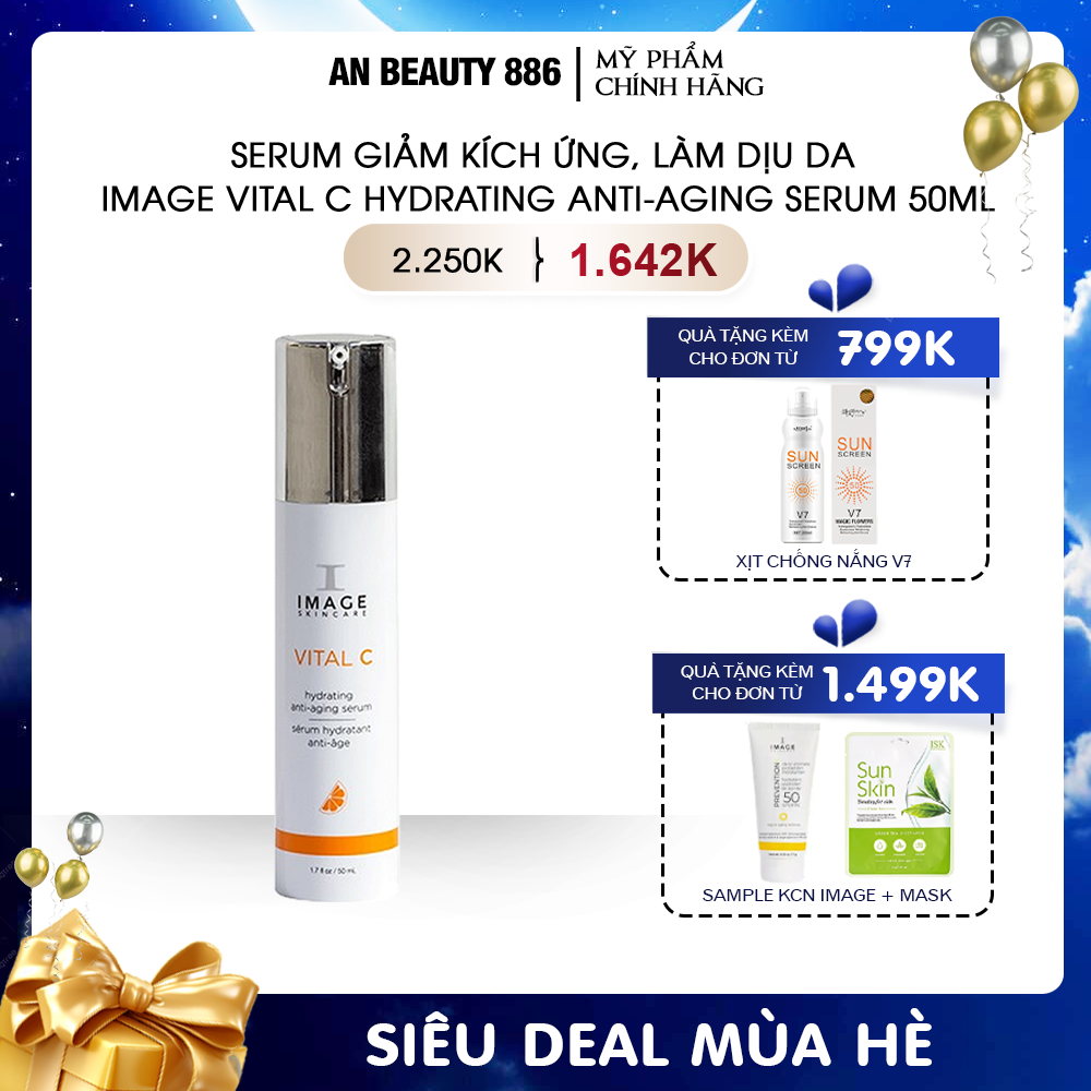 Serum dưỡng ẩm và phục hồi da Image Skincare Vital C Hydrating Anti Aging Serum 50ml