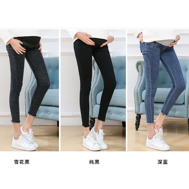 Elastic Belly Protection Maternity Pregnant Leggings Pants Trousers Pencil  Pants