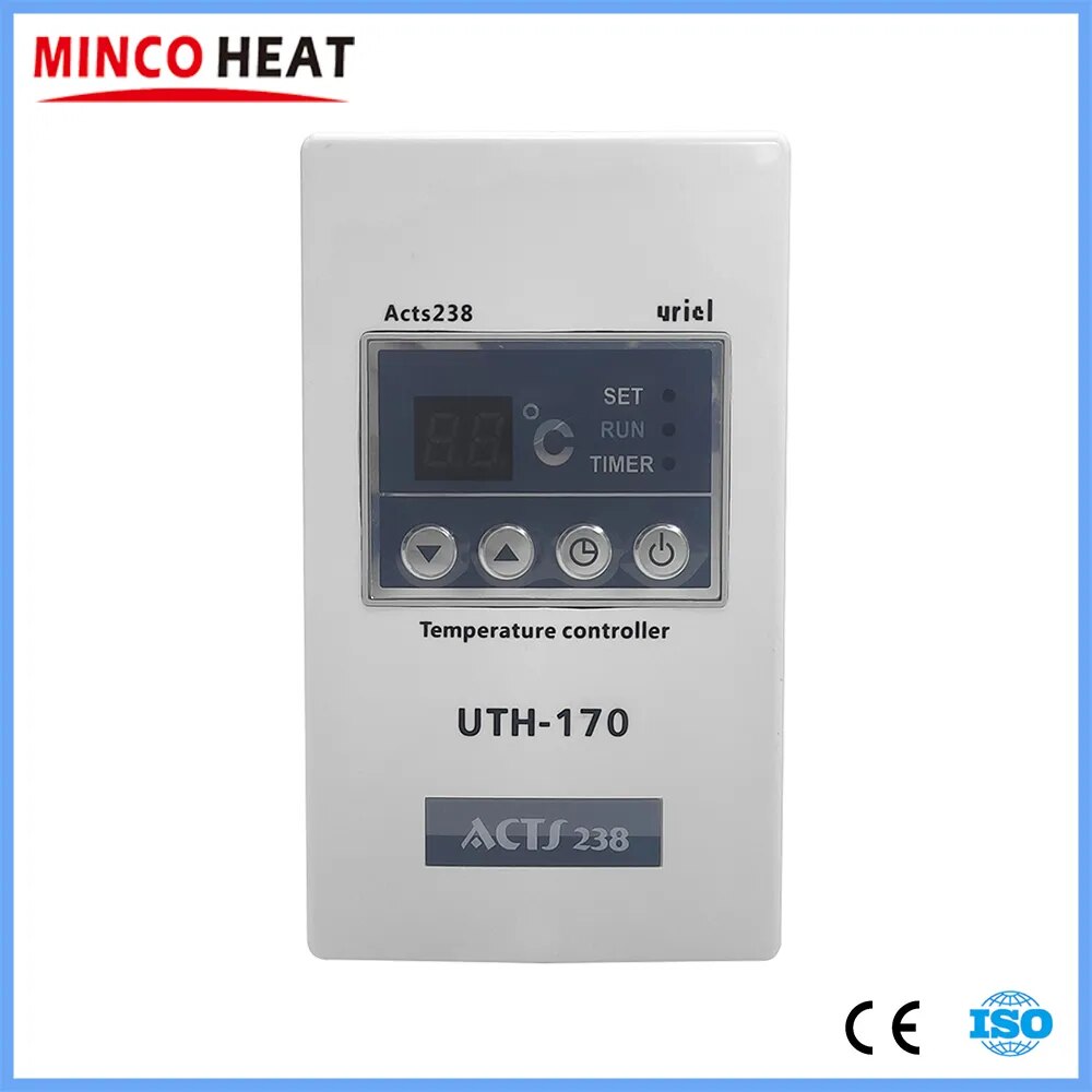 UTH-170 làm nóng bằng điện phim nhiệt 18A Bộ điều khiển nhiệt độ cho SM phòng/phòng tập Yoga nhiệt độ cao