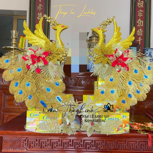 Set làm tháp công cánh 11,12 đuôi, combo set làm tháp oản, tháp bánh, tháp nước, set công ngoảnh đầu, Mã C3