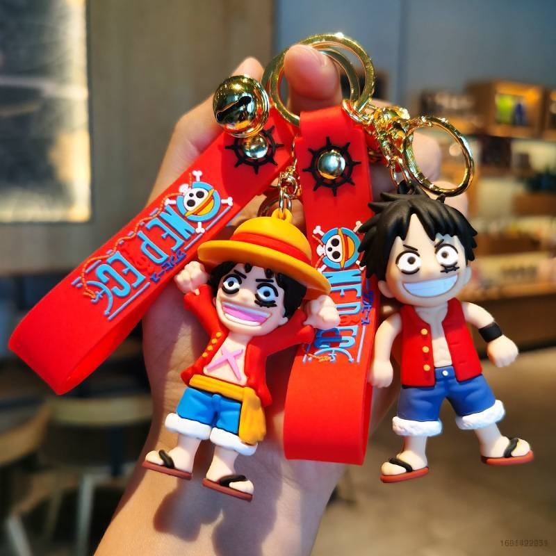 ✻▥ 1 Pc New One Piece Anime Luffy Doll Keychain Roger Zoro Ace Doflamingo  Doll Figure Backpack Pendant Children's Toy Gift | Lazada PH