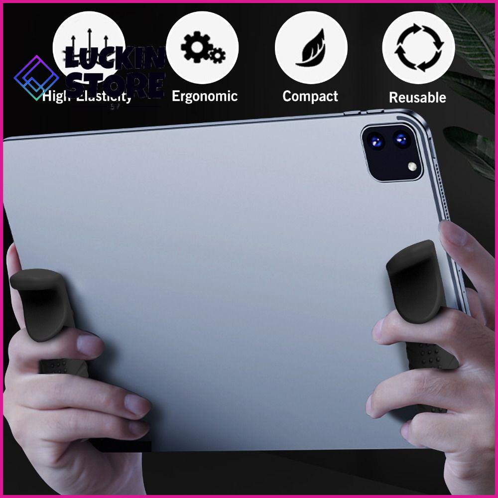TREND 57SHOP Silicon Tay cầm chơi game cho máy tính bảng Chống trượt Cốc hút Bộ điều khiển trò chơi máy tính bảng Chuyên nghiệp Công thái học Hỗ trợ tay cho máy tính bảng Cho PUBG Mobile/Dao ra/Quy tắc sinh tồn Phổ quát