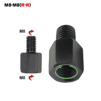 Takimeo Motorcycle Mirror Adapter M10 M8 10MM 8MM Rearview Mirrors Adapters Conversion Bolt Screws Clockwise Anti-clock Right Left Thread