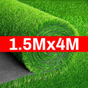 30MM Artificial Grass Lawn 1.5m x 4m - Indoor/Outdoor