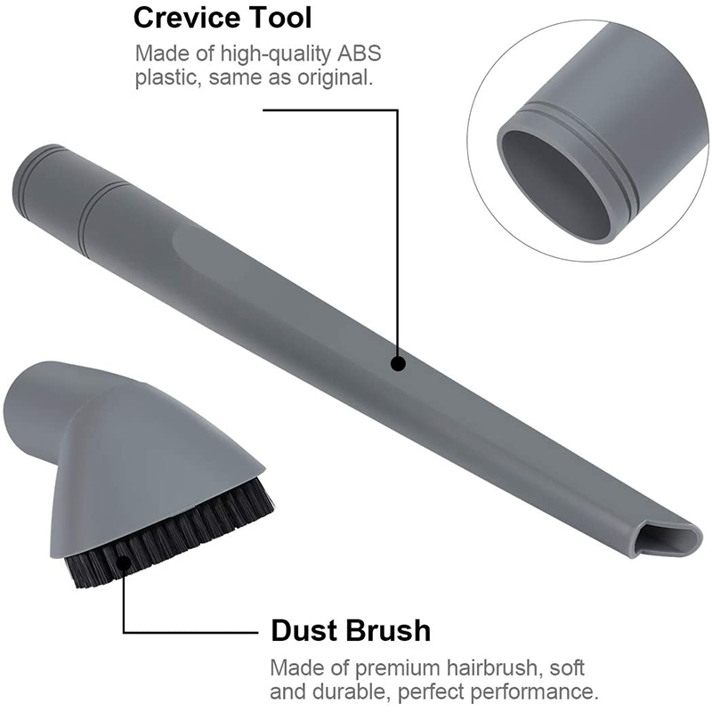 (RHEP) Crevice Tool and Dust Brush for Navigator Lift-Away Vacuum Cleaner, Fits Models NV350, NV352, NV355, NV356E, Compare to Part No.112FFJ