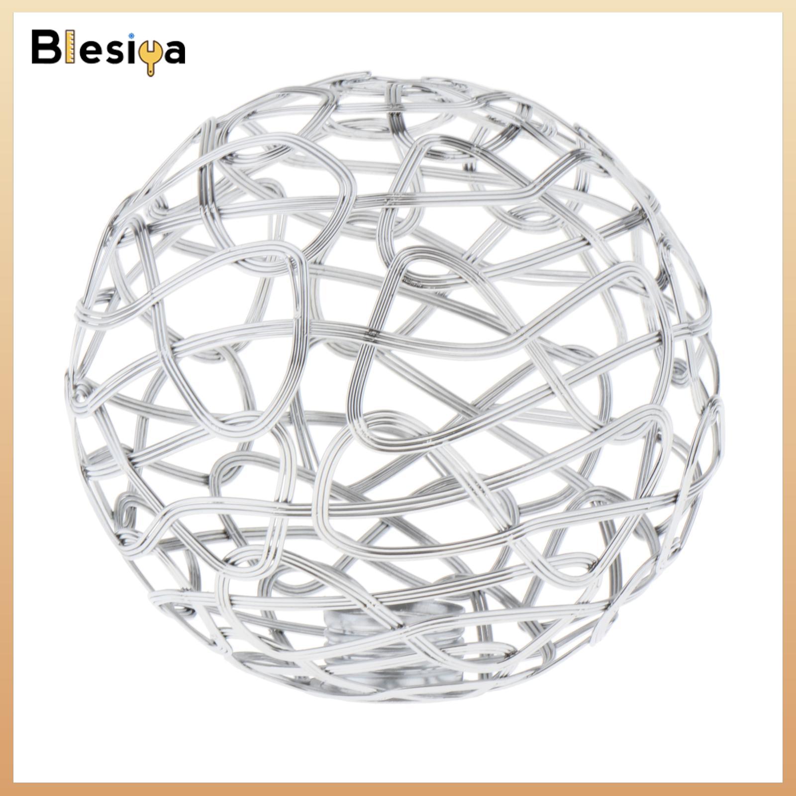 Blesiya Iron Wire Lampshade Modern Sturdy Metal Lamp Cage for Cafe Living