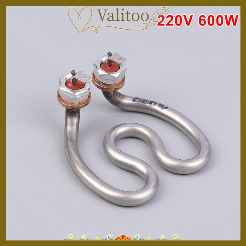 [Valitoo] 500W 600W 220V Ấm đun nước điện không gỉ yếu tố làm nóng móng ngựa nước điện ống nhiệt cho máy pha cà phê - 2