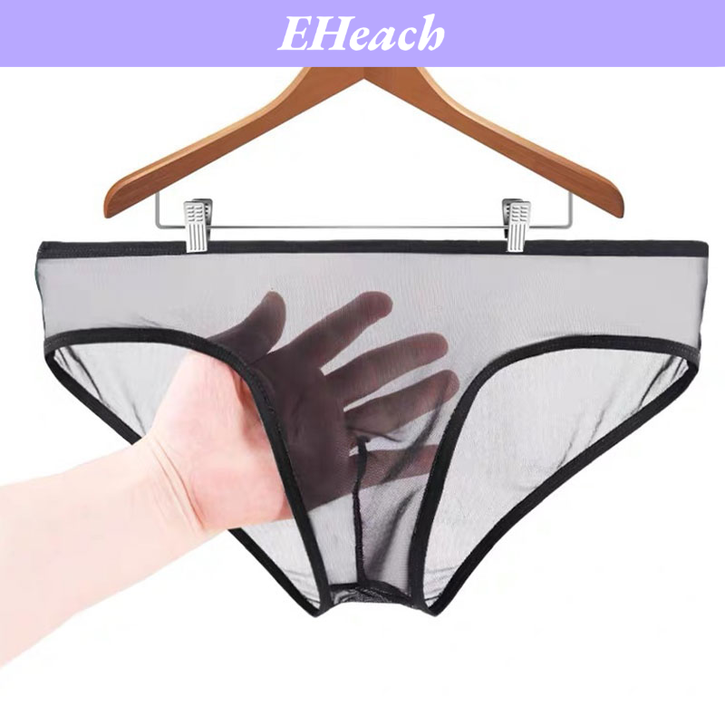 Eheach  Quần lót nam Đồ Lót Nam lụa đá trong suốt siêu mỏng gợi cảm thoáng khí