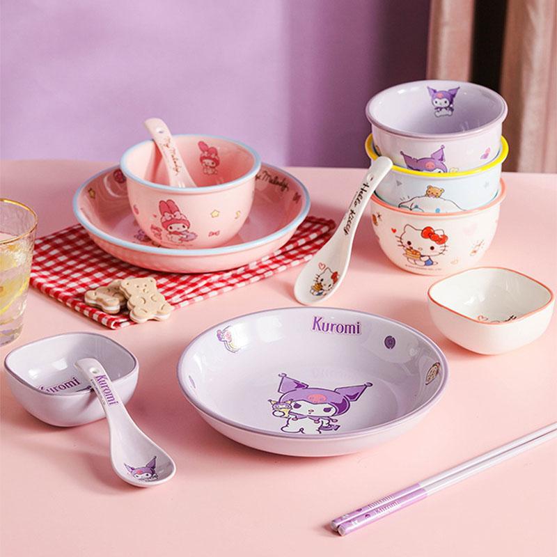 Sanrio My Melody Ceramic Rice Bowl - High Temperature Resistant