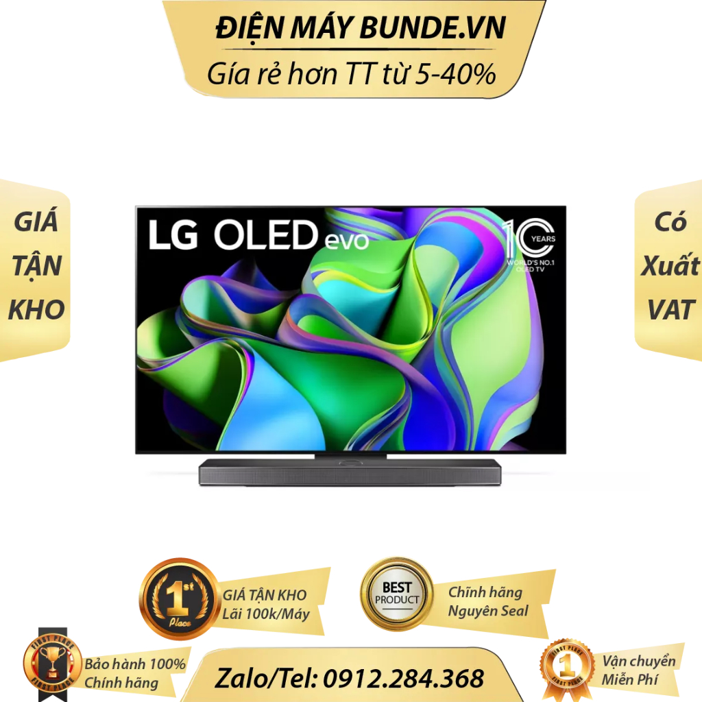 Smart Tivi LG OLED 4K 65 Inch OLED65C3PSA(OLED65C3) - 2023