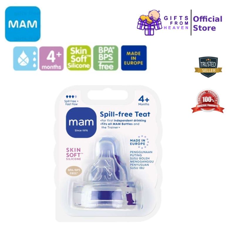 MAM Silk Teat / Anti-Colic Valves (2pcs)