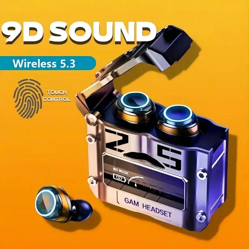 M25 Wireless Bluetooth Earphones 9D HiFi Stereo Earbuds Noise Reduction Headphones Waterproof Sports Headset for Xiaomi Iphone ราคา 158 บาท*ส่งฟรี