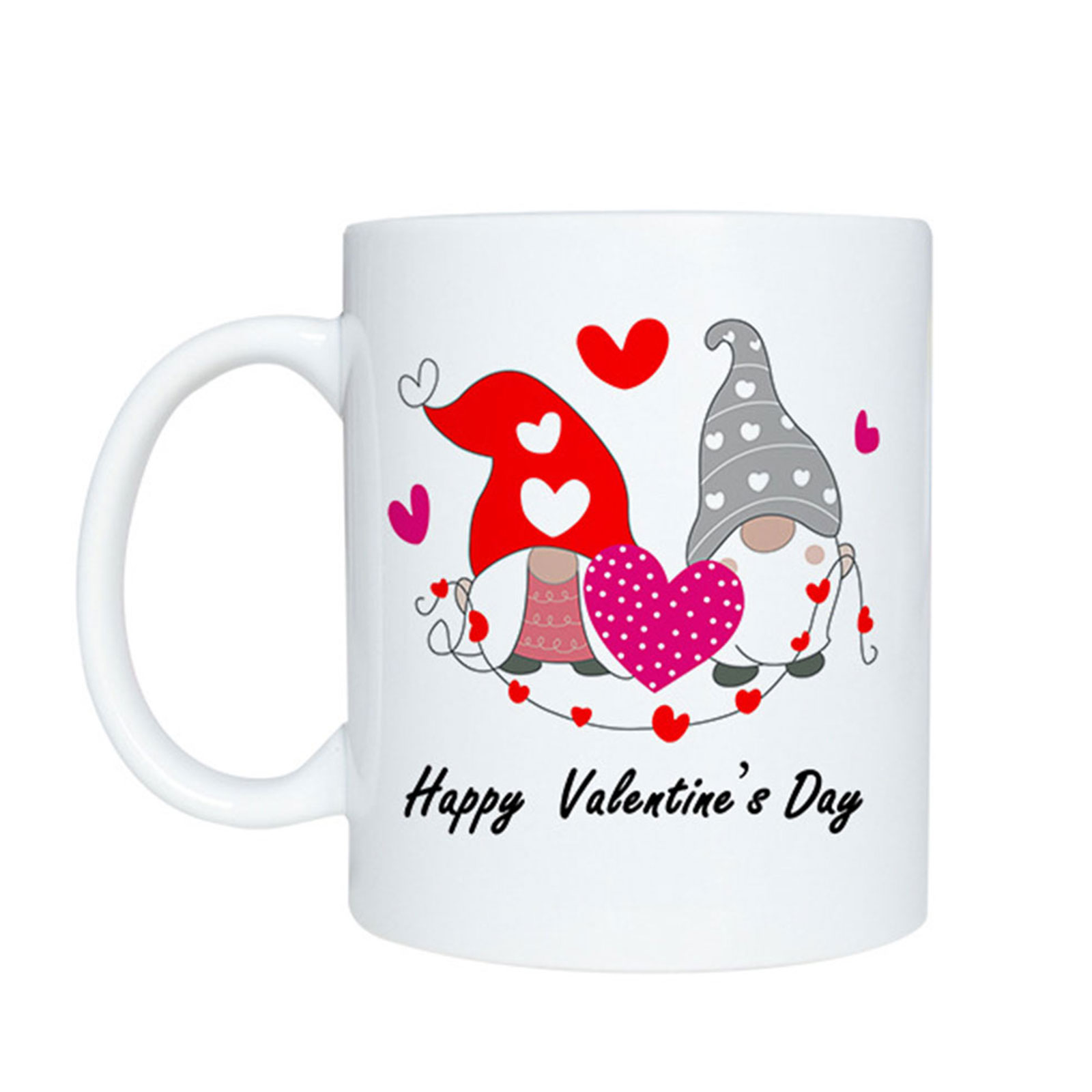 Valentine's Day Mug Funny Coffee Mug for Lovers 11 oz Tea Cup Both Sides Printed ราคา 199 บาท*ส่งฟรี