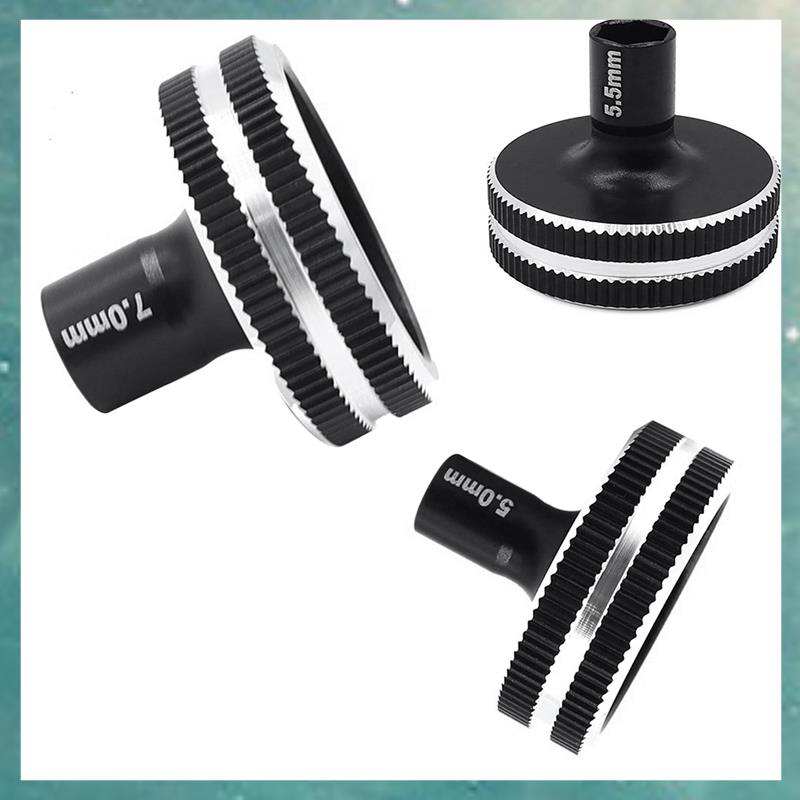 (BEYX) Short Nut Hexagonal Wrench Sleeve Hex Socket Driver Wheel Tool for RC Car Truck Crawler Truggy - 3