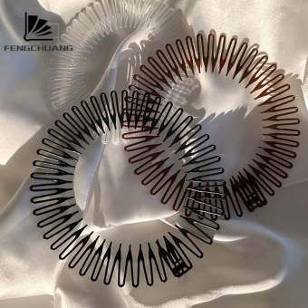 FENGCHUANG Unisex bờm xước cài tóc Thể Thao Lược Sóng Kẹp Tóc Vô Hình bờm tóc Vòng Linh Hoạt Căng Ra Headband Thể Thao Garter Rửa Mặt Fixer