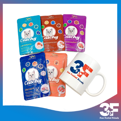 Pate thức ăn ướt Catchy cho mèo trưởng thành - Gói 70g