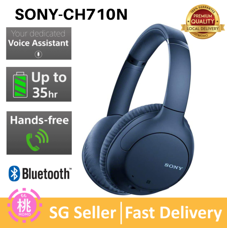 Sony WHCH710N CH710N WH-CH710N Bluetooth Wireless Over Ear Headphone Singapore