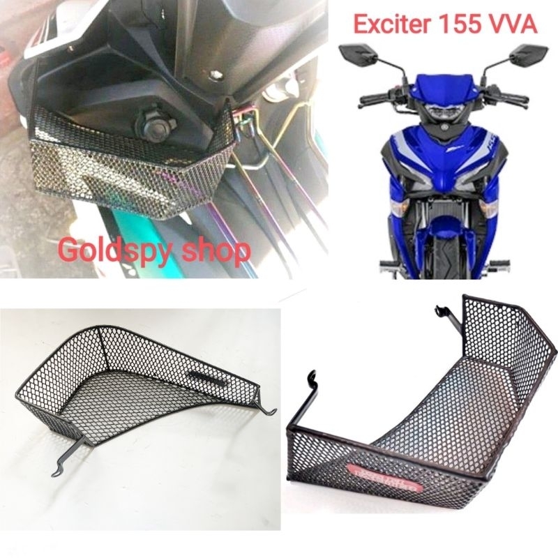 Rổ cạnh xe máy - giỏ hông exciter 155 vva