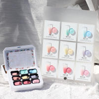 4/6/9 Colors Solid Gel Nail Polish Palette High Pigmentation Blush Nails Cover Free Edge Camouflage Ombre UV LED Milk Bath Nails