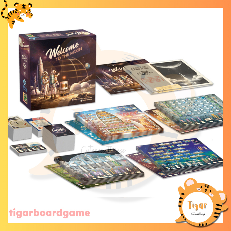 Boardgame trò chơi Welcome to the Moon - Flip and Write bản TQ