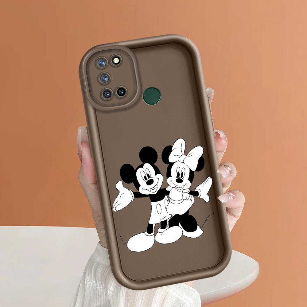 Ốp điện thoại cho Realme C12 Realme C15 Realme C17 Realme C2 Realme C20 Realme c20a mềm ban đầu vuông thang Ốp điện thoại silicon Ốp điện thoại bọc hoàn toàn