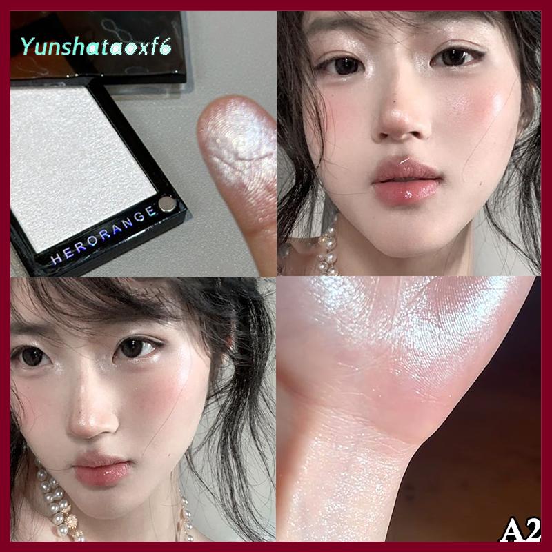 yunshataoxf Herorange long lanh Eyeshadow nước ánh sáng bị hỏng điền lâu dài không thấm nước Eyeshadow Pearlescent long lanh Highlighter trang điểm - 2
