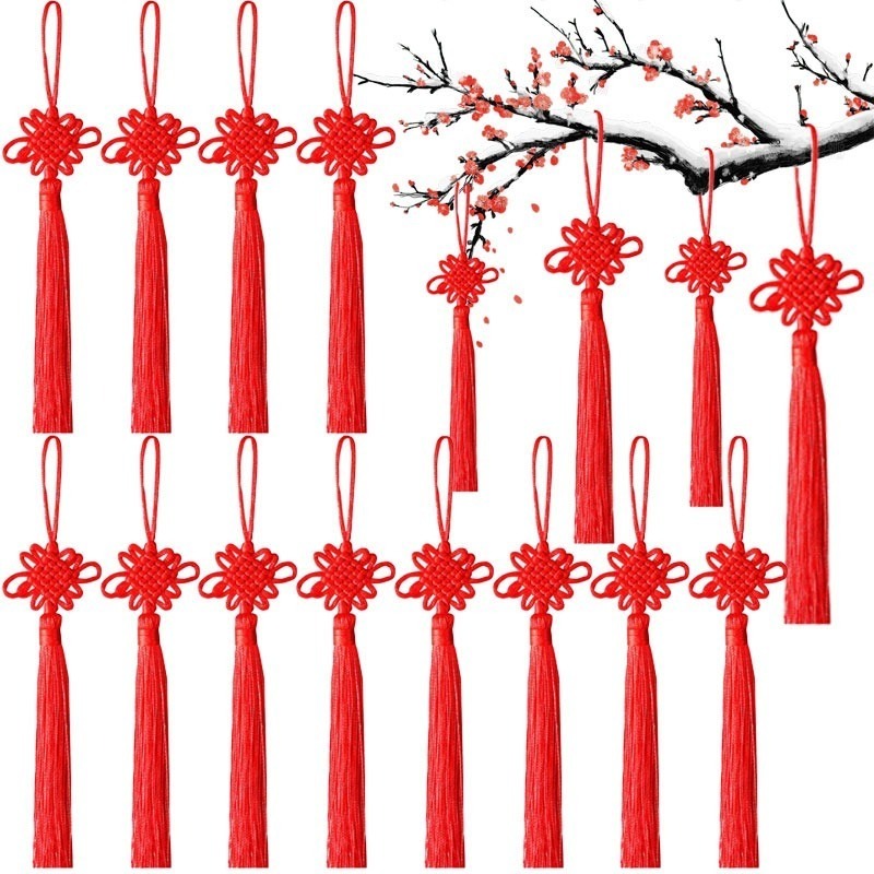 10/20 Pieces Chinese Decorative Tassels / Traditional Decorative Pendants for Chinese New Year / DIY Handmade Chinese Home Decoration Accessories ราคา  6 บาท*ส่งฟรี