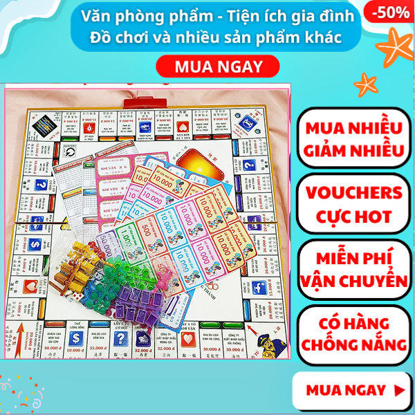 Trò chơi cờ tỷ phú bản lớn siêu vui nhộn , Cờ tỷ phú hộp nhựa cứng cao cấp , Bộ cờ tỷ phú bàn cứng giá tốt , Cờ tỷ phú cỡ lớn bản cứng cho gia đình , Bộ đồ chơi cờ tỷ phú giải trí cho bé , Gift Love