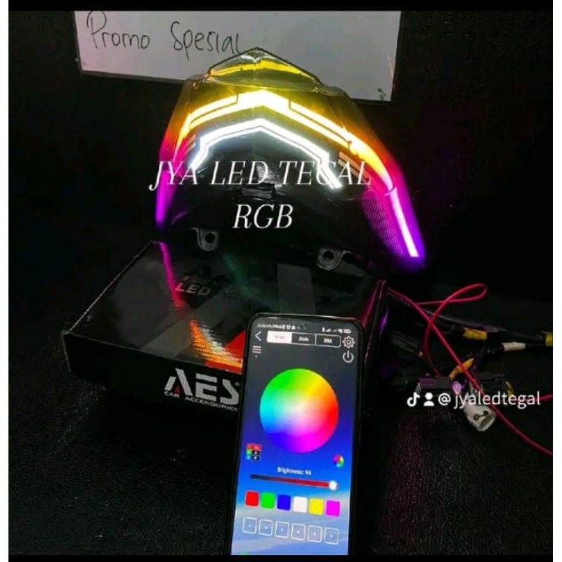 Stoplamp Leeeji Vario Led Old 125/150 2015-2017 Complete Package Fullset Pnp Harga 119,000 rupiah*Gratis Ongkir