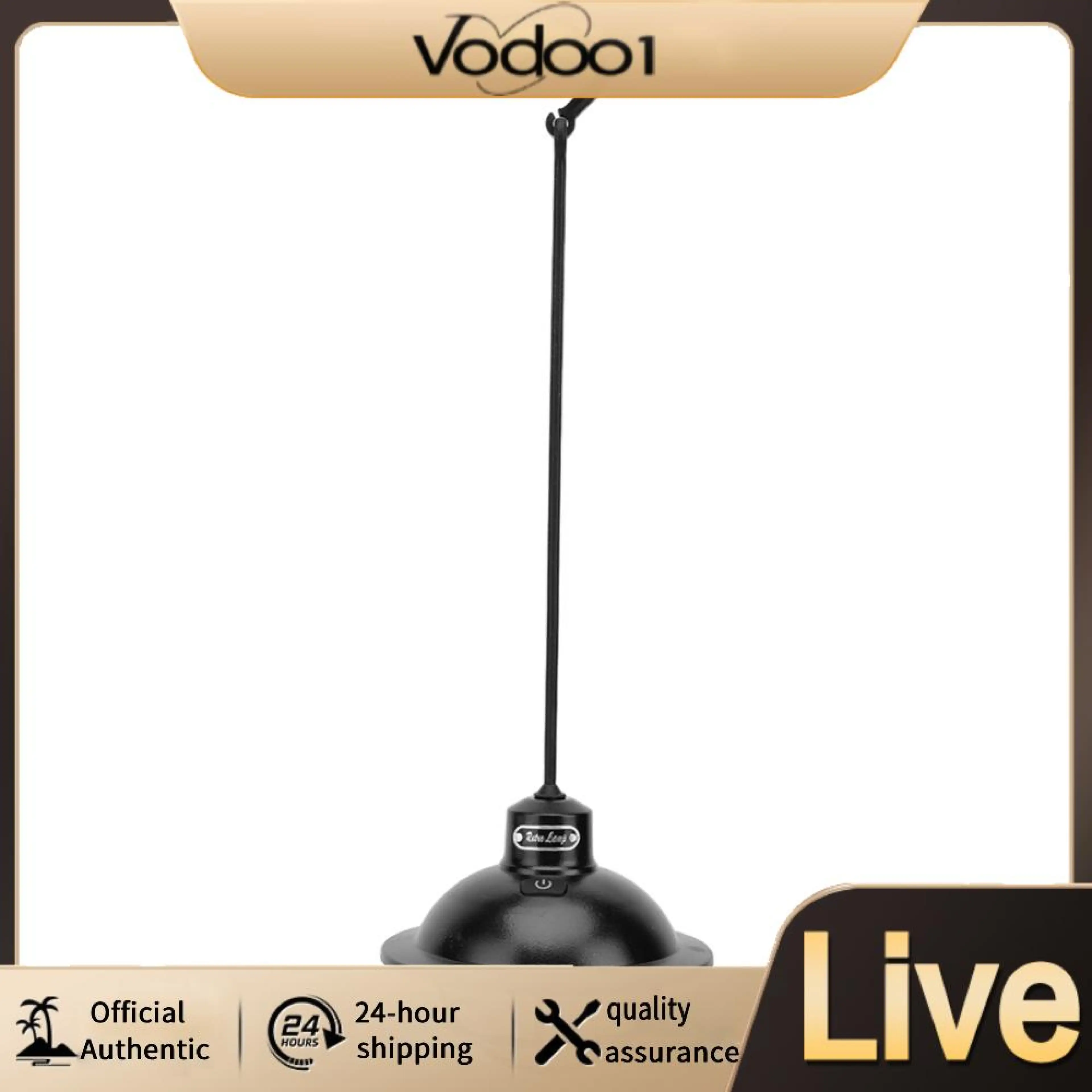 【Vodool】 Outdoor Camping Light IPX4 Waterproof LED Portable Lamp Type-C Charging Hanging Ambient Light 4 Gear Camping Lantern Stepless Dimming for Outdoor
