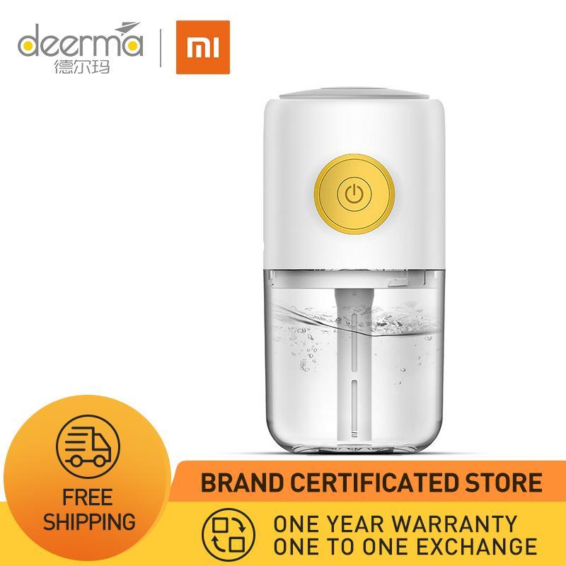 XIAOMI Deerma Mini Small Portbale Aroma Essential Oil Diffuser with USB Charger and Night Lights 185ml, Portable Air Humidifier, Portable Air Purifier Singapore