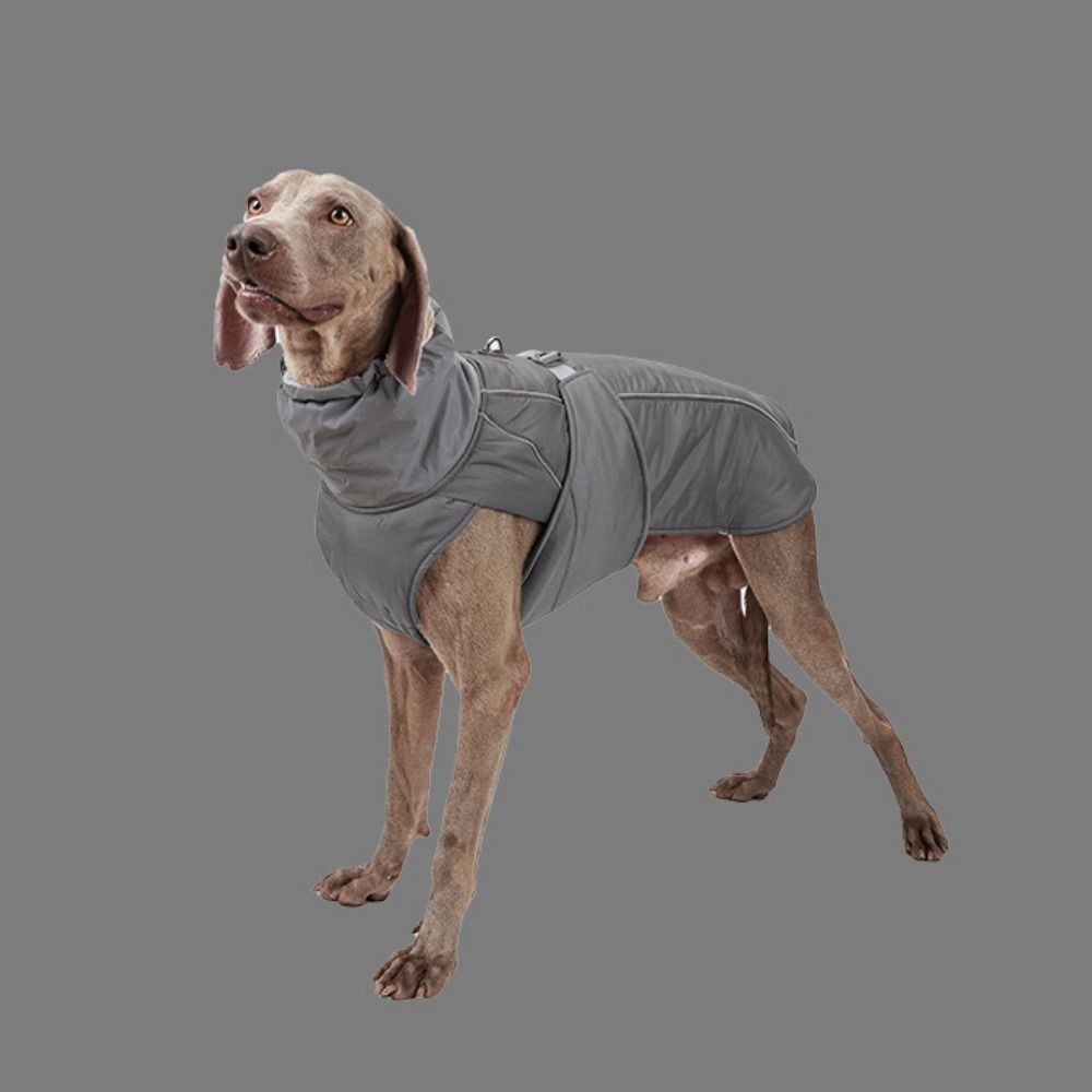 KZNAQQ Nylon Polyester Dog Winter Warm Coat High Collar Soft Dog