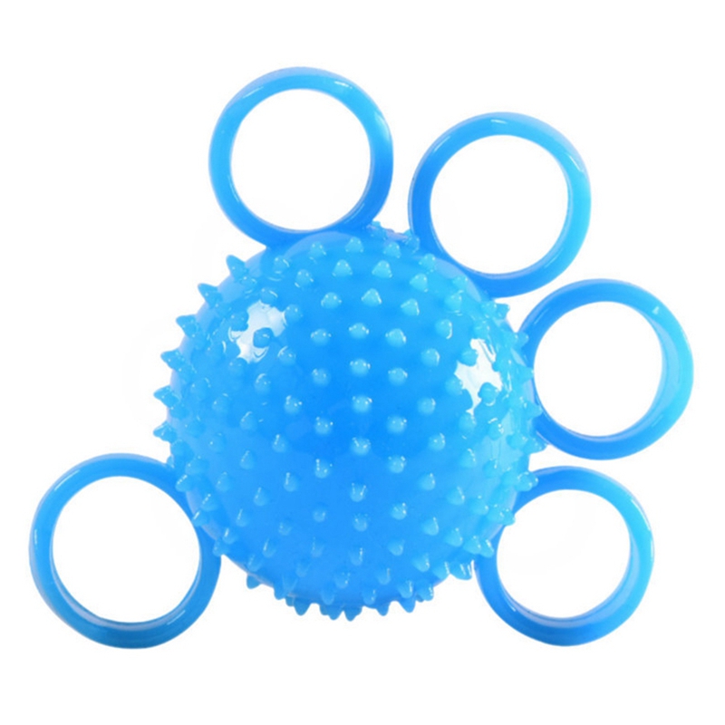 Five Finger Grip Ball Ring Stroke Rehabilitation Training Equipment Strength Grip Massage Fingers Ball