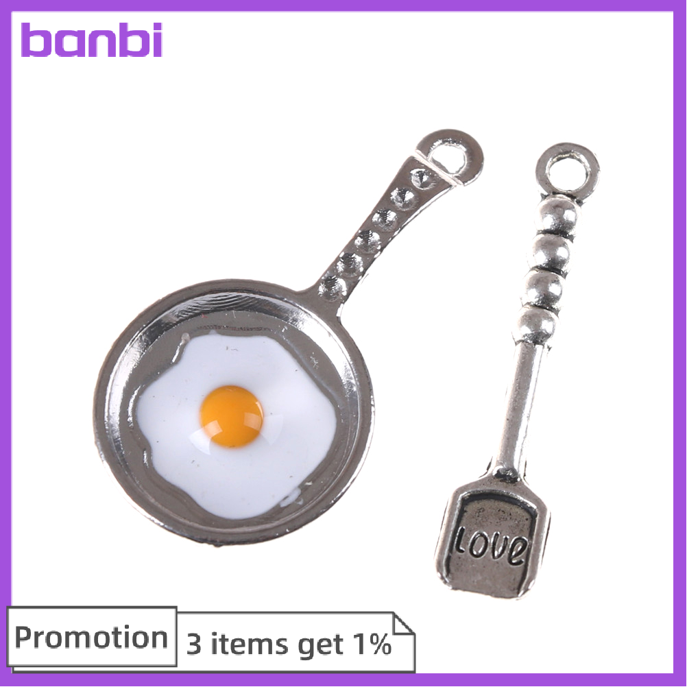 banbi Dollhouse Miniature Omelette Pan Egg Fryer Dollhouse kitchen pretend