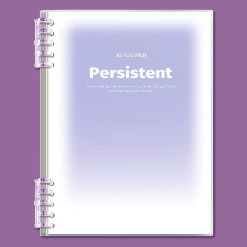 Indo 1688 - Buku Binder / Buku Catatan Lucu / Notebook Loose Leaf Lucu / Aesthetic Korean Loose Leaf Binder