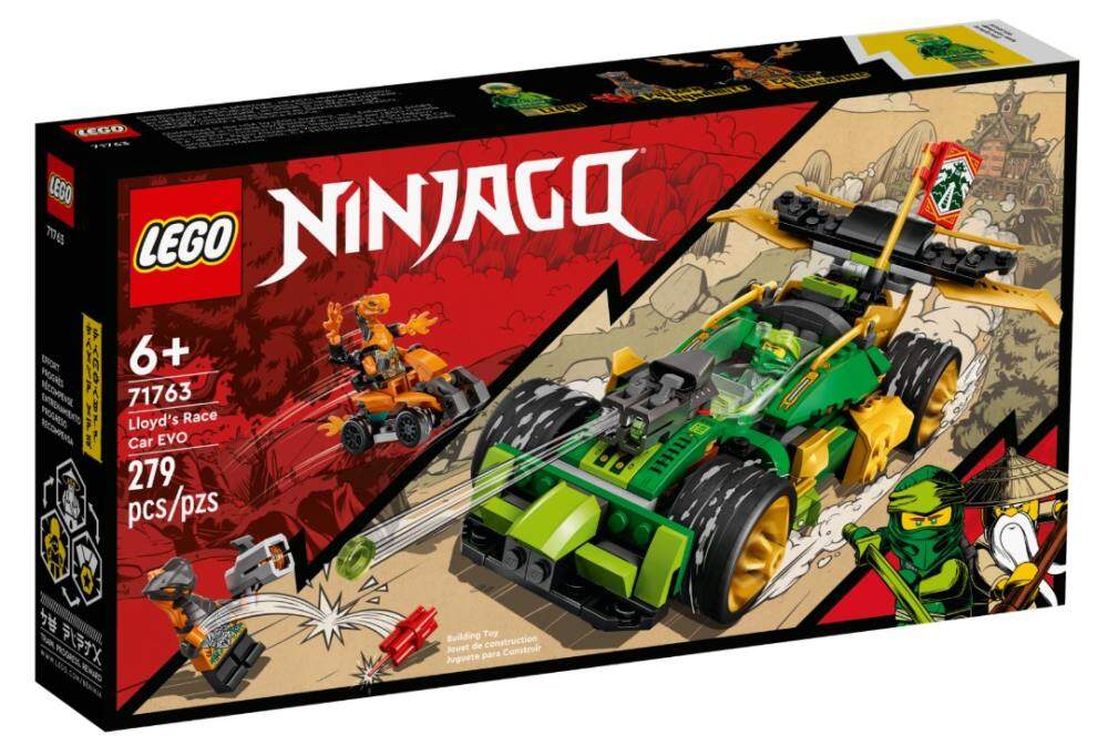 【Official】 LEGO 71763 Ninjago Lloyd’s Race Car EVO 279pcs 6+